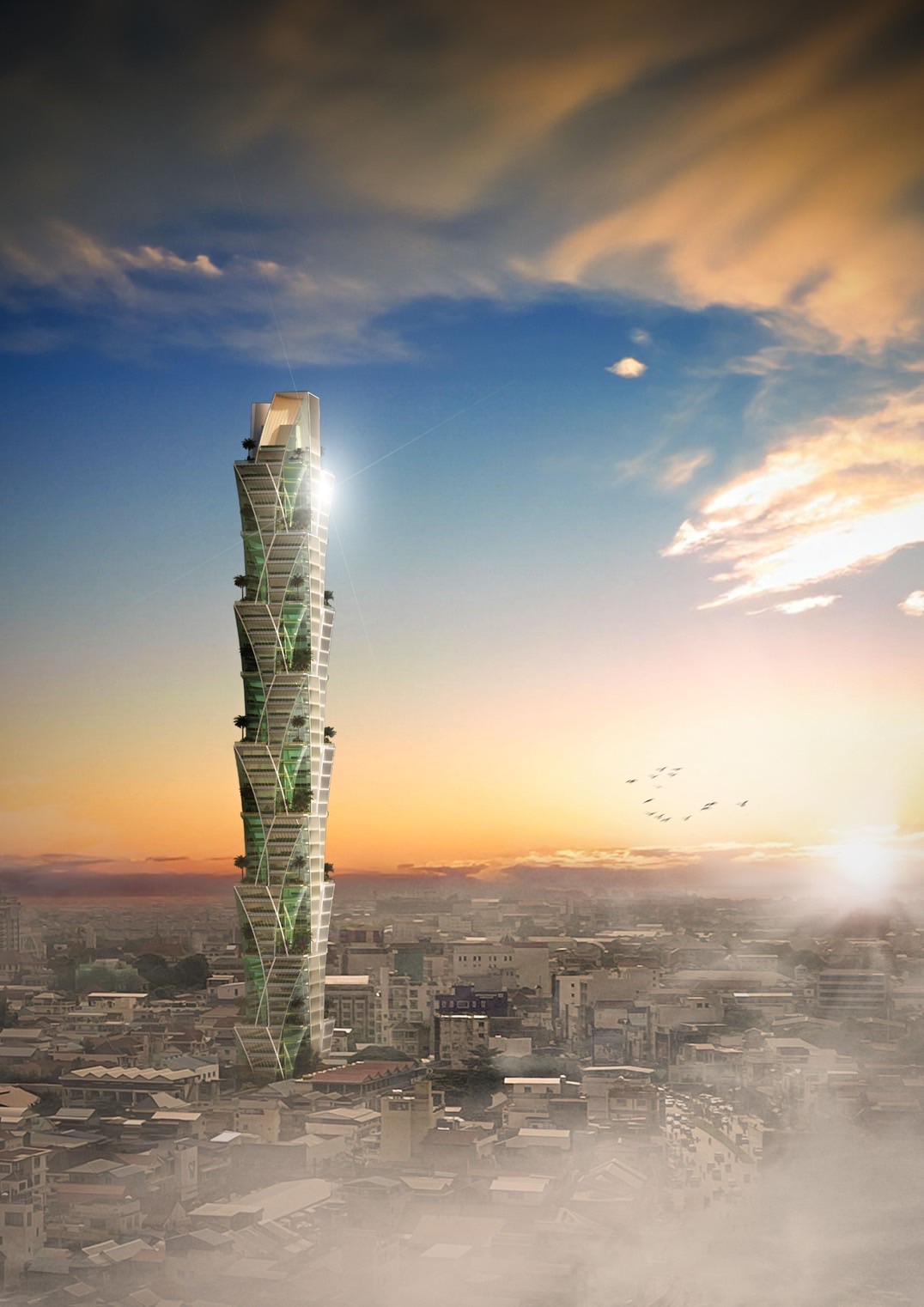 G.A.T.O. Tower exterior rendering